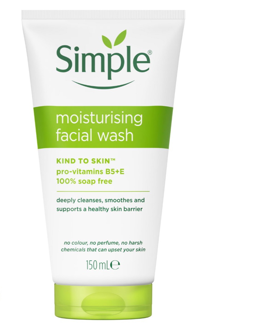 ژل شست و شو صورت سیمپل آبرسان مدل Moisturising