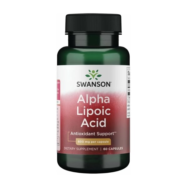 آلفا لیپوئیک اسید سوانسون ۶۰۰  میل ۶۰ عددی  Swanson Alpha Lipoic Acid
